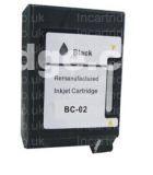 Canon BC02 Black. Fully Reman Cartridge.