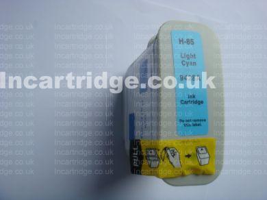 HP No85 (C9428A)Light Cyan. Fully reman cartridge.