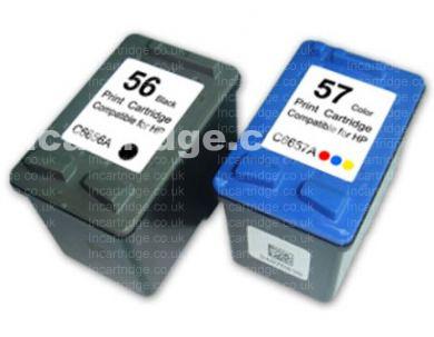 HP No56 Black and No57 Color Twinpack.